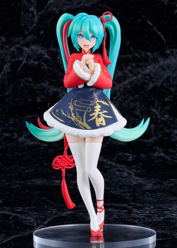 Character Vocal Series 01: Hatsune Miku Pop Up Parade PVC Szobor Hatsune Miku: Sourxuan Chinese New Year Ver. 17 cm