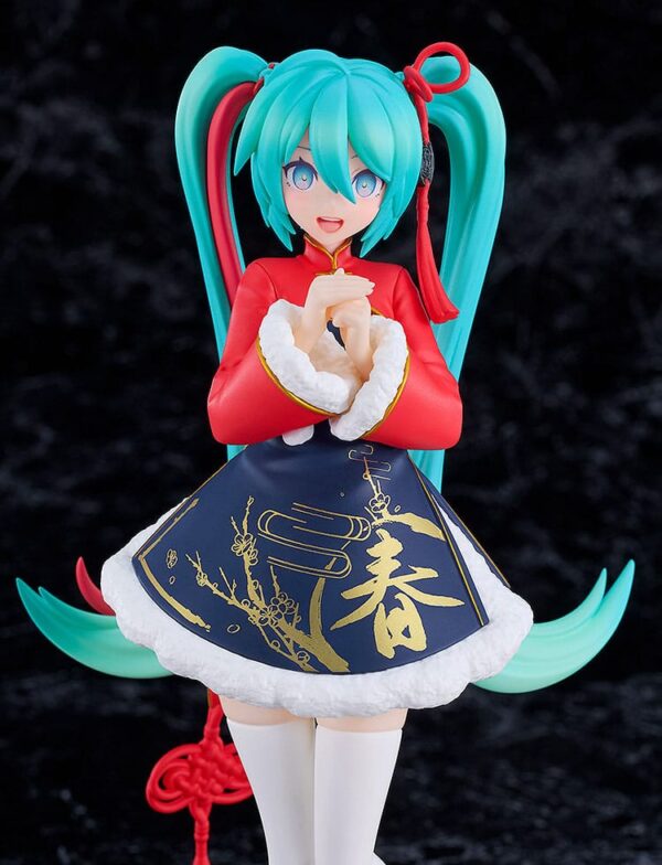 Character Vocal Series 01: Hatsune Miku Pop Up Parade PVC Szobor Hatsune Miku: Sourxuan Chinese New Year Ver. 17 cm