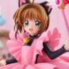 Cardcaptor Sakura Pop Up Parade PVC Szobor Sakura Kinomoto: Black Cat Costume Ver. L Size 22 cm
