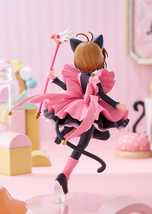 Cardcaptor Sakura Pop Up Parade PVC Szobor Sakura Kinomoto: Black Cat Costume Ver. L Size 22 cm