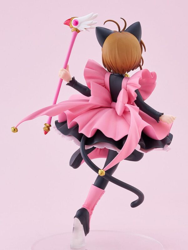 Cardcaptor Sakura Pop Up Parade PVC Szobor Sakura Kinomoto: Black Cat Costume Ver. L Size 22 cm