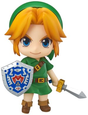 The Legend of Zelda Majora's Mask 3D Nendoroid Akció Figura Link Majora's Mask 3D Ver. 10 cm