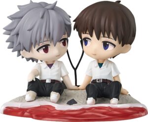 Rebuild of Evangelion Chibi Figura Shinji Ikari & Kaworu Nagisa 8 cm