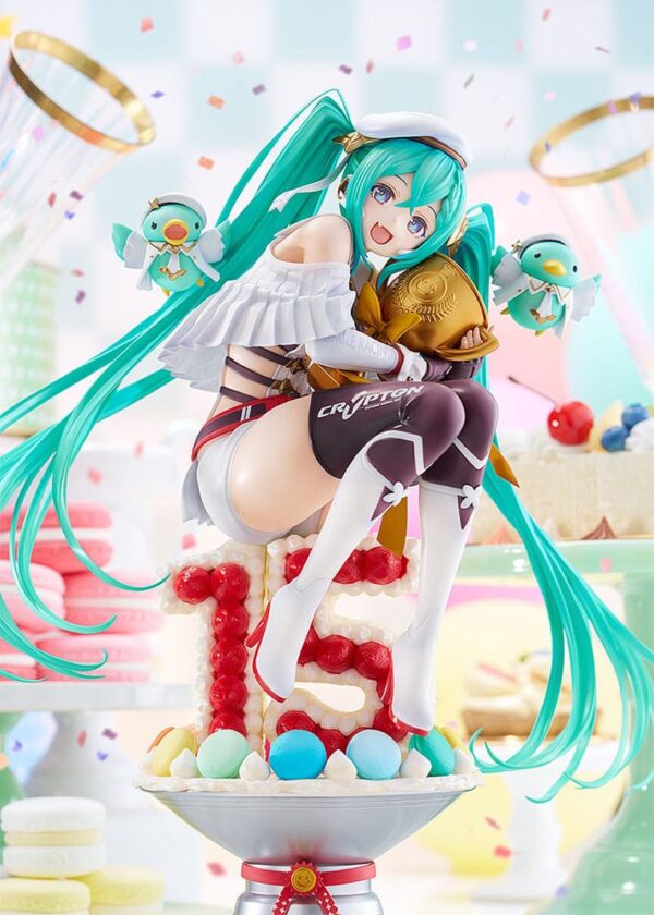 Hatsune Miku Characters PVC Szobor 1/6 Racing Miku: 2023 - 15th Anniversary Ver. 26 cm Hatsune Miku Characters PVC Szobor 1/6 Racing Miku: 2023 - 15th Anniversary Ver. 26 cm