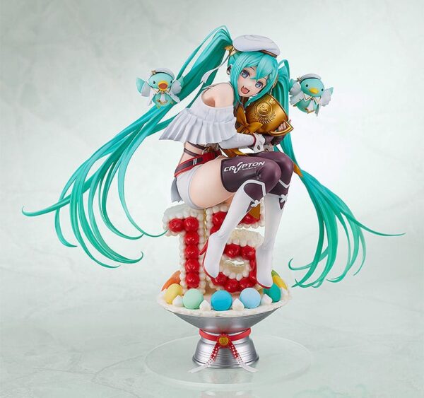 Hatsune Miku Characters PVC Szobor 1/6 Racing Miku: 2023 - 15th Anniversary Ver. 26 cm Hatsune Miku Characters PVC Szobor 1/6 Racing Miku: 2023 - 15th Anniversary Ver. 26 cm