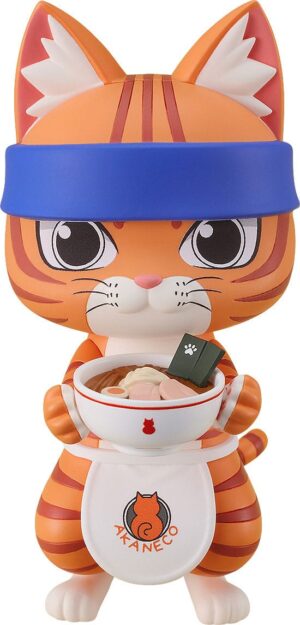 Red Cat Ramen Nendoroid Akció Figura Bunzo 10 cm