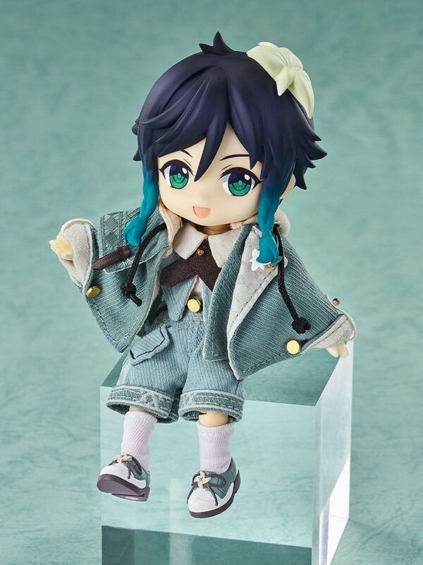 Genshin Impact Nendoroid Doll Akció Figura Venti: Blue Ballad Ver. 14 cm
