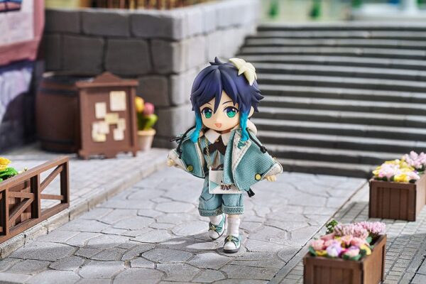 Genshin Impact Nendoroid Doll Akció Figura Venti: Blue Ballad Ver. 14 cm