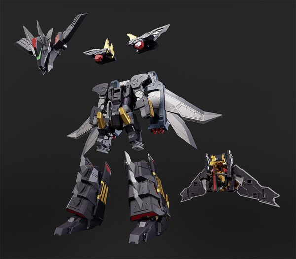 Dancouga - Super Beast Machine God The Gattai Diecast / PVC Akció Figura Dairyuga 26 cm