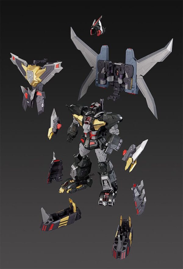 Dancouga - Super Beast Machine God The Gattai Diecast / PVC Akció Figura Dairyuga 26 cm