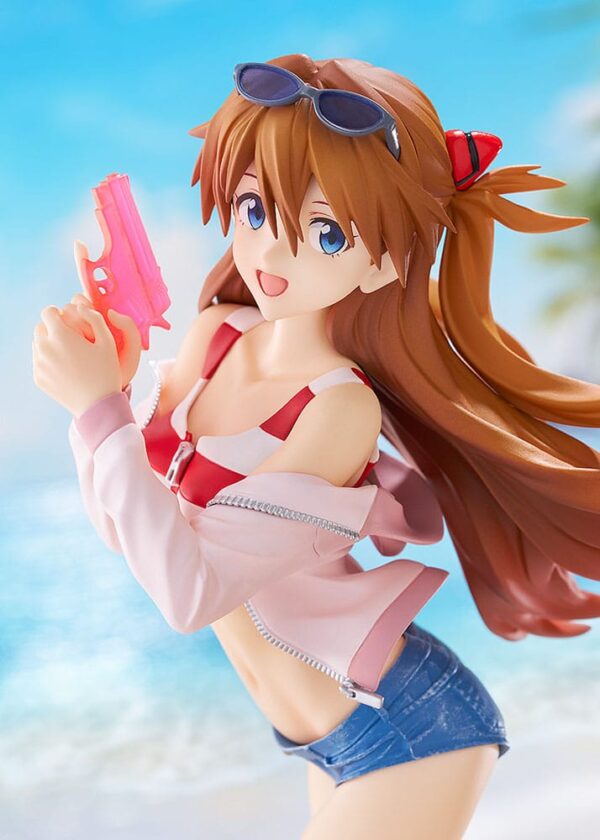 Rebuild of Evangelion Pop Up Parade L PVC Szobor Beach Queens: Asuka Shikinami Langley 22 cm