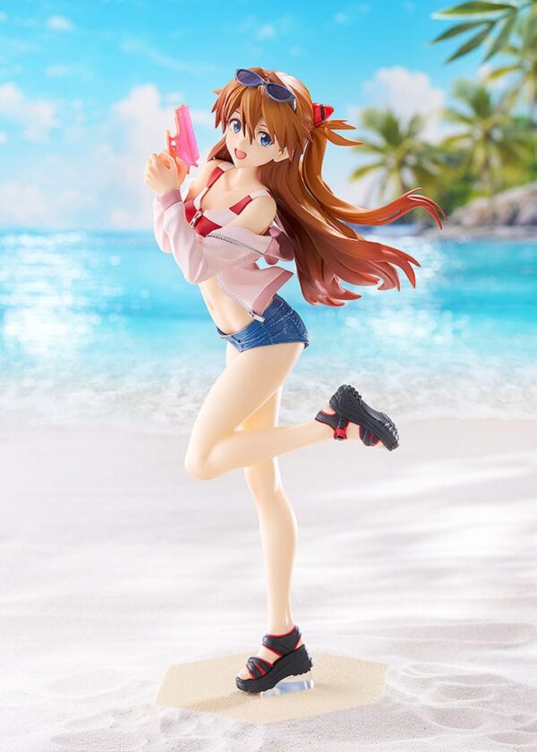 Rebuild of Evangelion Pop Up Parade L PVC Szobor Beach Queens: Asuka Shikinami Langley 22 cm