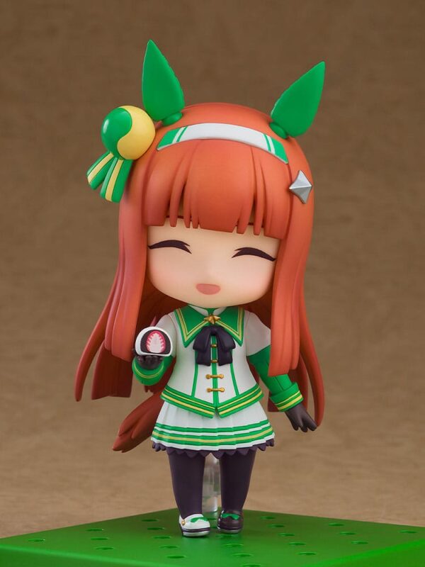 Uma Musume Pretty Derby Nendoroid Akció Figura Silence Suzuka 10 cm