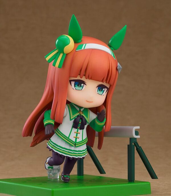 Uma Musume Pretty Derby Nendoroid Akció Figura Silence Suzuka 10 cm