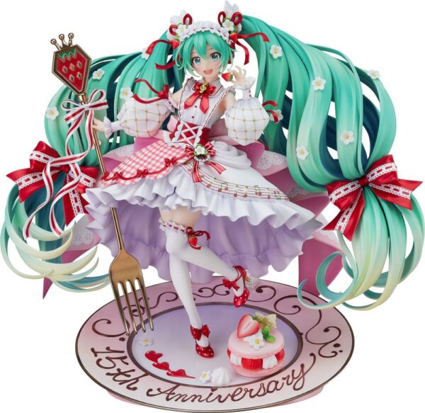 Character Vocal Series 01: Hatsune Miku PVC Szobor 1/7 Hatsune Miku: 15th Anniversary Ver. 29 cm
