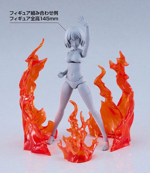 The Simple Effect Parts for Figuras Flames: Red