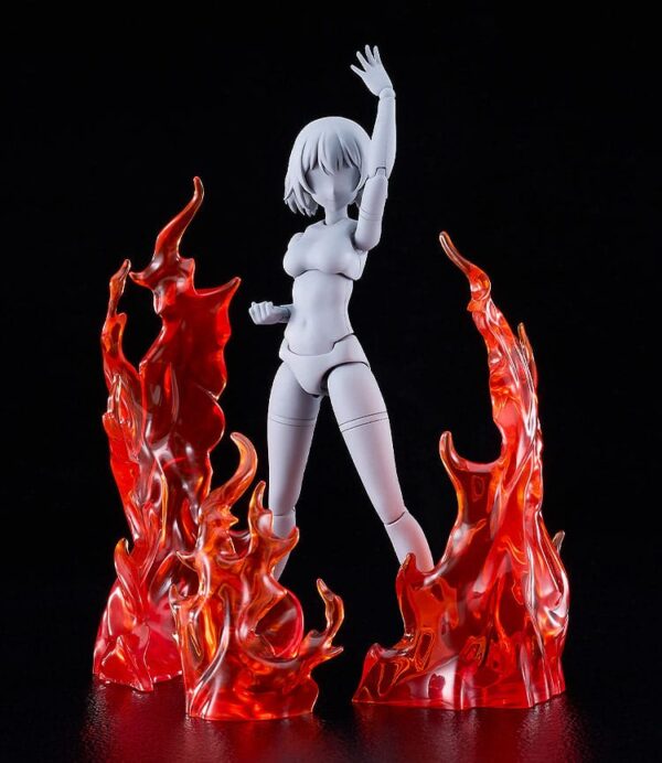 The Simple Effect Parts for Figuras Flames: Red