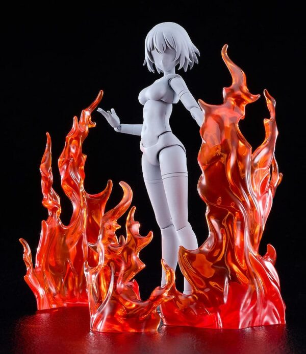 The Simple Effect Parts for Figuras Flames: Red