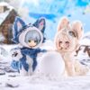 Fluffy Land Parts for Nendoroid Doll Figuras Kigurumi Pajamas: Caesar