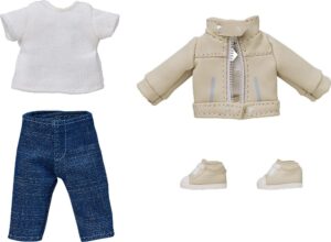 Nendoroid Doll Figuras Outfit Set: Leather Jacket (Ivory)