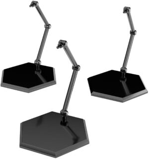 The Simple Stand Mini Nendoroid More for Mini Figuras & Models Black Hex Type 3-Pack
