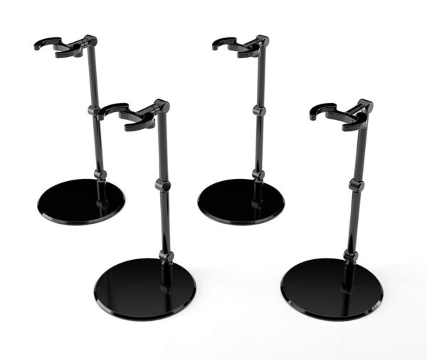 The Simple Stand Mini Nendoroid More for Mini Figuras & Models mini Black 4er-Pack