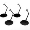 The Simple Stand Mini Nendoroid More for Mini Figuras & Models mini Black 4er-Pack
