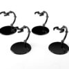 The Simple Stand Mini Nendoroid More for Mini Figuras & Models mini Black 4er-Pack