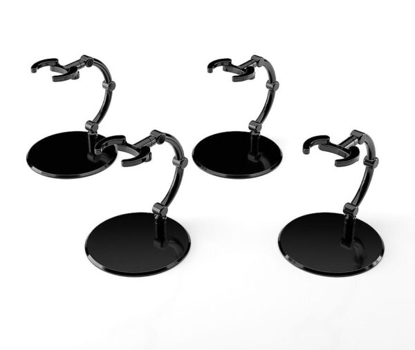 The Simple Stand Mini Nendoroid More for Mini Figuras & Models mini Black 4er-Pack
