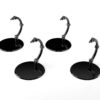 The Simple Stand Mini Nendoroid More for Mini Figuras & Models mini Black 4er-Pack