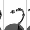 The Simple Stand Mini Nendoroid More for Mini Figuras & Models mini Black 4er-Pack