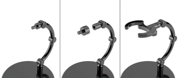 The Simple Stand Mini Nendoroid More for Mini Figuras & Models mini Black 4er-Pack