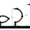 The Simple Stand Mini Nendoroid More for Mini Figuras & Models mini Black 4er-Pack