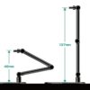 The Simple Stand Mini Nendoroid More for Mini Figuras & Models mini Black 4er-Pack