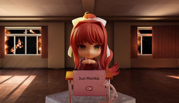 Doki Doki Literature Club! Nendoroid Akció Figura Monika (Rerelease) 10 cm