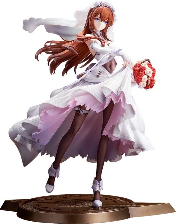 Steins Gate PVC Szobor 1/7 Kurisu Makise: Wedding Dress Ver. 26 cm