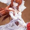 Steins Gate PVC Szobor 1/7 Kurisu Makise: Wedding Dress Ver. 26 cm