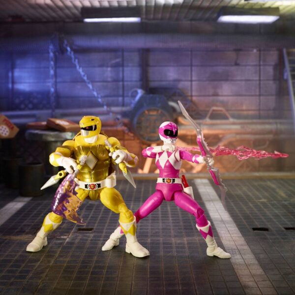Power Rangers x TMNT Lightning Collection Akció Figuras 2022 Morphed April O´Neil & Michelangelo