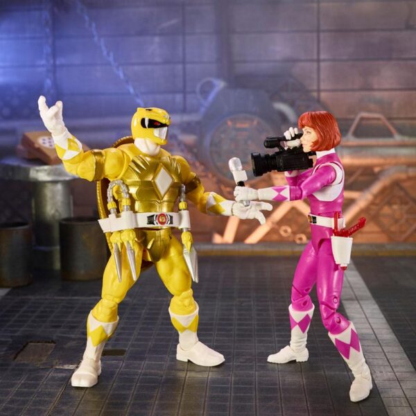 Power Rangers x TMNT Lightning Collection Akció Figuras 2022 Morphed April O´Neil & Michelangelo