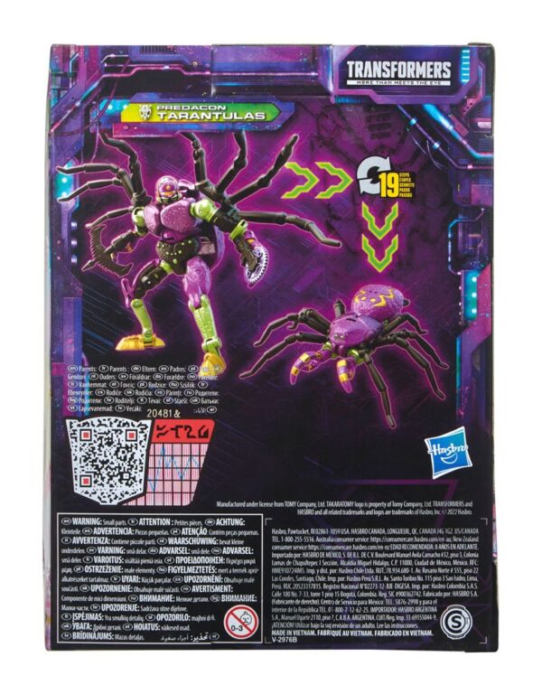 Transformers Generations Legacy Deluxe Class Akció Figura 2022 Predacon Tarantulas 14 cm