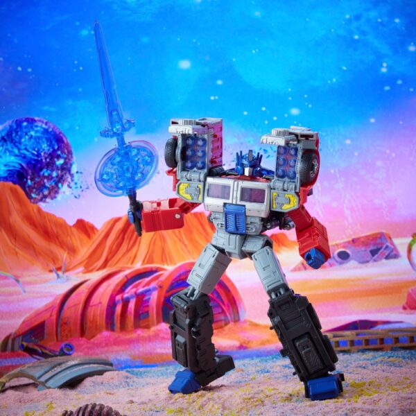Transformers: Generation 2 Generations Legacy Voyager Akció Figura 2022 Laser Optimus Prime 18 cm