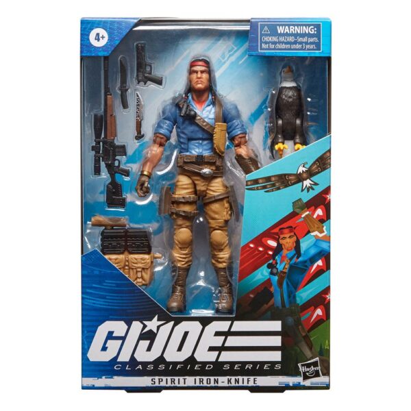 G.I. Joe Classified Series Akció Figura 2022 Spirit Iron-Knife 15 cm