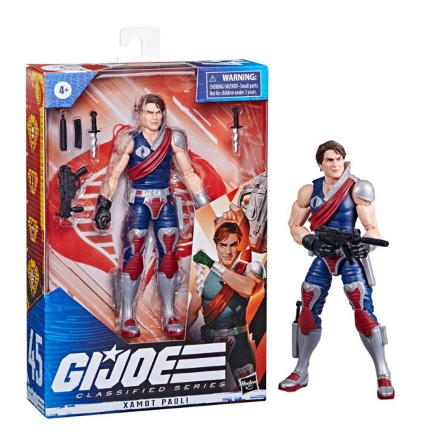 G.I. Joe Classified Series Akció Figura 2023 Xamot Paoli 15 cm