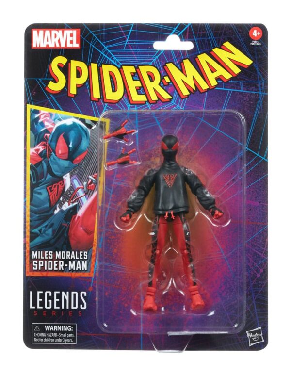 Spider-Man Marvel Legends Retro Collection Akciófigur Miles Morales Spider-Man 15 cm