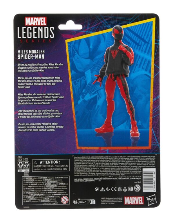 Spider-Man Marvel Legends Retro Collection Akciófigur Miles Morales Spider-Man 15 cm
