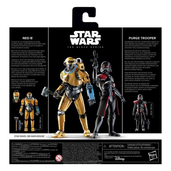 Star Wars: Obi-Wan Kenobi Black Series Akció Figura 2-Pack NED-B & Purge Trooper Exclusive 15 cm Star Wars: Obi-Wan Kenobi Black Series Akció Figura 2-Pack NED-B & Purge Trooper Exclusive 15 cm