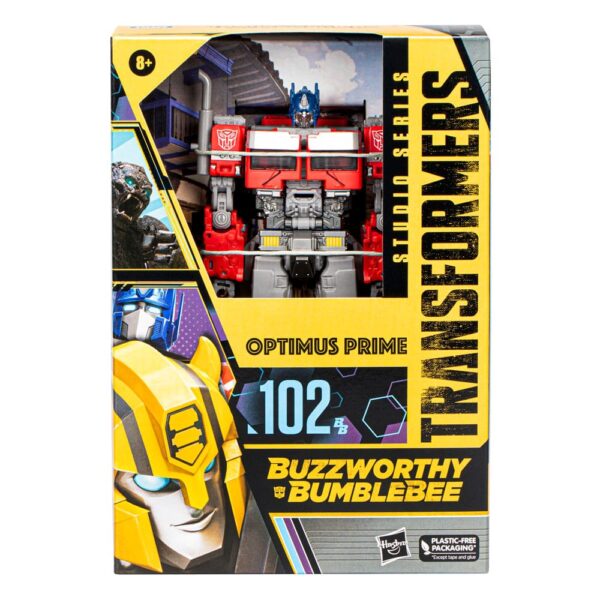 Transformers: Rise of the Beasts Buzzworthy Bumblebee Studio Series Akció Figura 102BB Optimus Prime 16 cm
