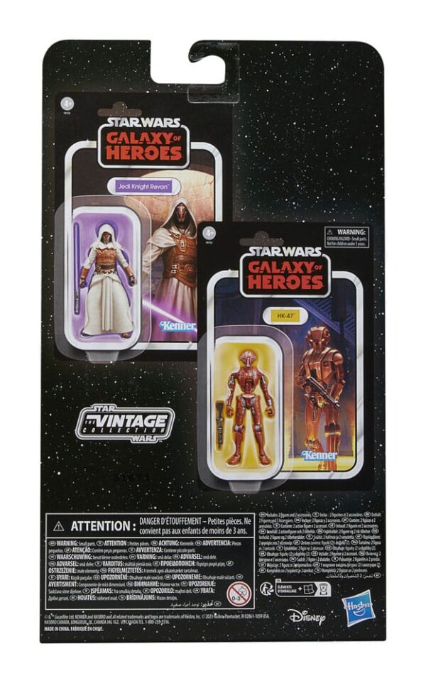 Star Wars: Galaxy of Heroes Vintage Collection Akció Figura 2-Pack Jedi Knight Revan & HK-47 10 cm Star Wars: Galaxy of Heroes Vintage Collection Akció Figura 2-Pack Jedi Knight Revan & HK-47 10 cm
