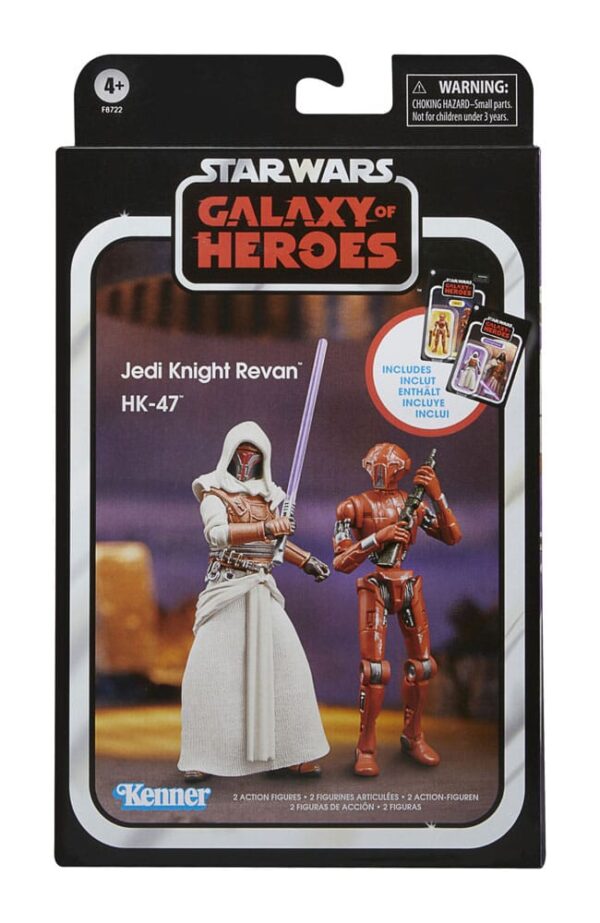 Star Wars: Galaxy of Heroes Vintage Collection Akció Figura 2-Pack Jedi Knight Revan & HK-47 10 cm Star Wars: Galaxy of Heroes Vintage Collection Akció Figura 2-Pack Jedi Knight Revan & HK-47 10 cm