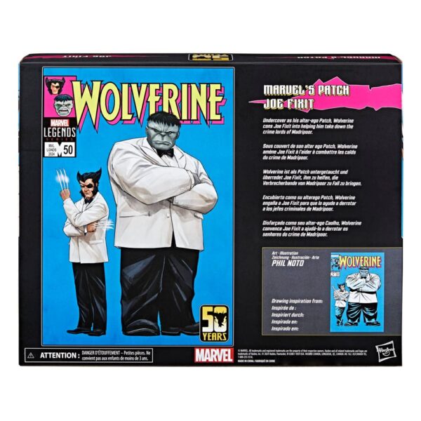 Wolverine 50th Anniversary Marvel Legends Akció Figura 2-Pack Marvel's Patch & Joe Fixit 15 cm